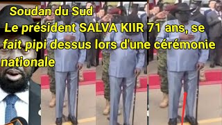 Le Président Du Soudan Du Sud A Uriné Dans Son Pantalon En Plein Cérémonie.