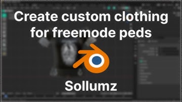 [Tutorial] Custom freemode clothing using Sollumz Blender 2025