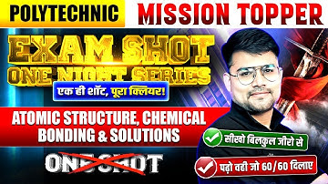 Applied Chemistry By Rahul Sir |⚡ONESHOT🔥| polytechnic 1st semester #astechnic #upbtepolytechnic