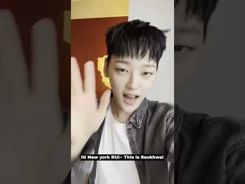 Hi New york! See you on october 2nd💙💜 #위아이 #WEi #강석화 #KANGSEOKHWA #Newyork #Shorts