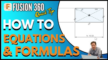 Fusion 360 - How To Use Equations and Formulas (Beginner Guide)