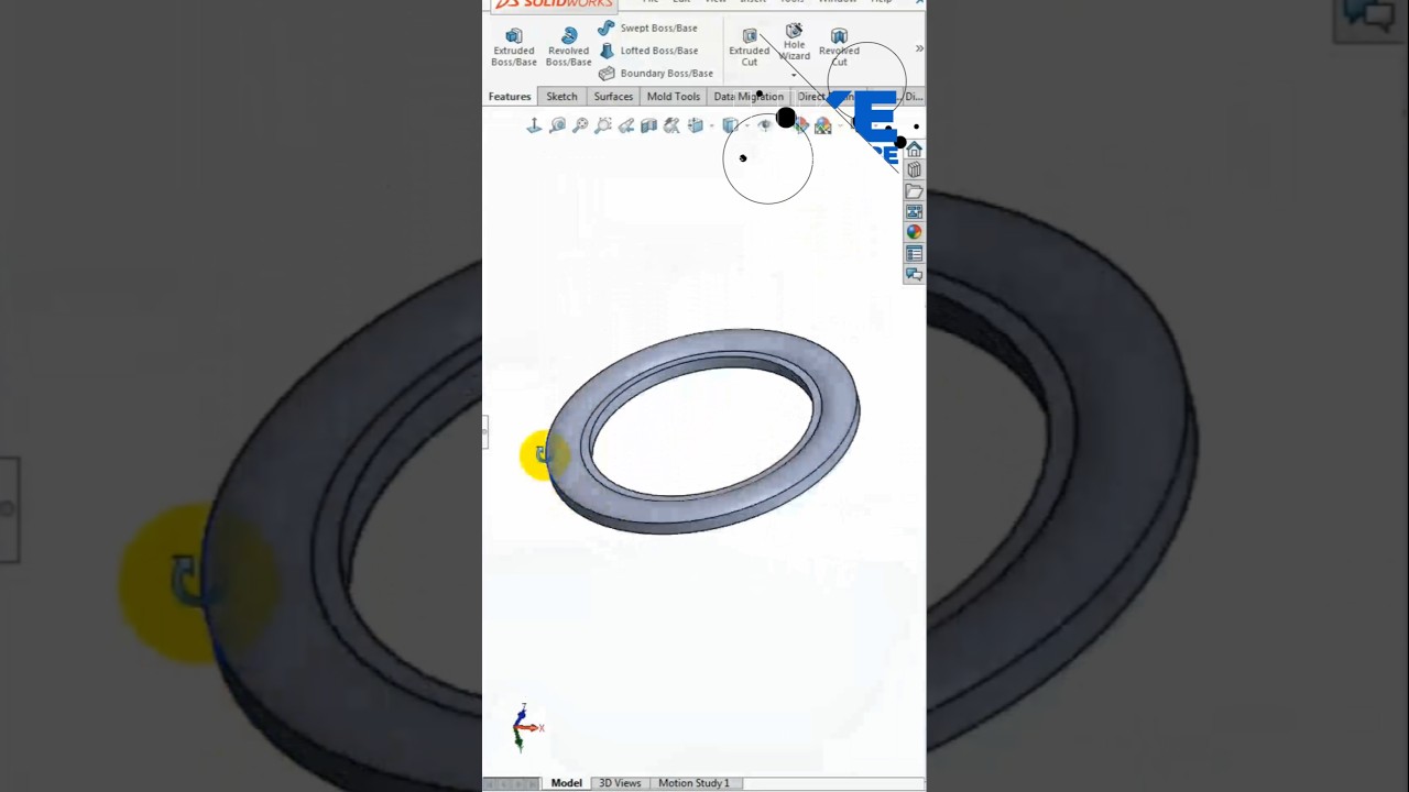 Professional Rubber Gasket Design in SOLIDWORKS 
