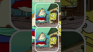 Find 3 Differences Spongebob #5