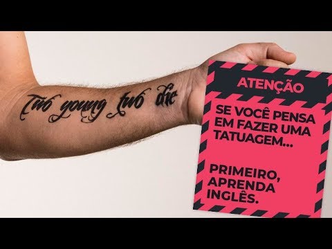 Blog CNA - Como acertar ao fazer uma tatuagem em inglês?