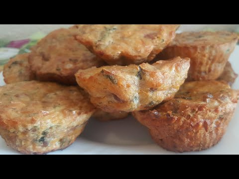 Мясные маффины. Съедаются первыми. Проще не придумаешь. 20 минут и все готово.