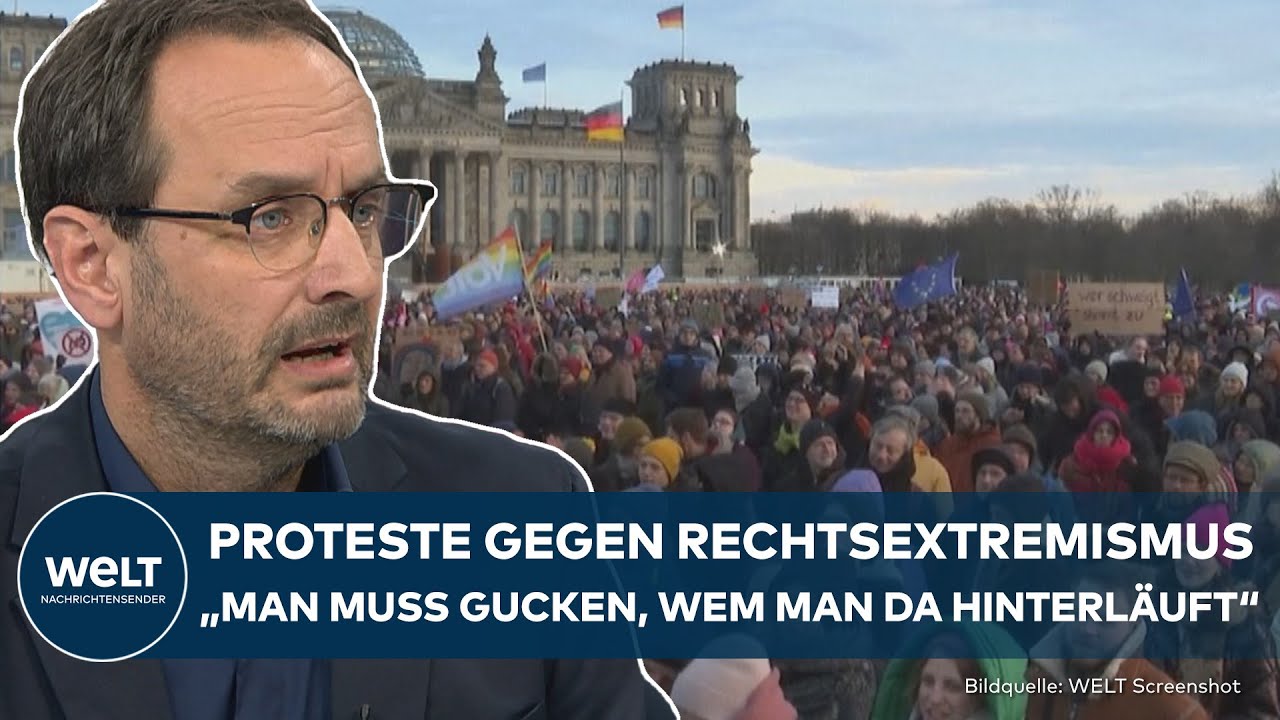 DEUTSCHLAND: Massenproteste gegen Rechts! AfD weiter im Aufwind - Jetzt reagiert Kanzler Olaf Scholz