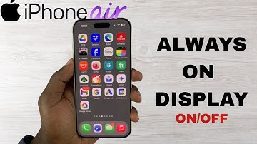 How To Enable / Disable Always ON Display On iPhone Air