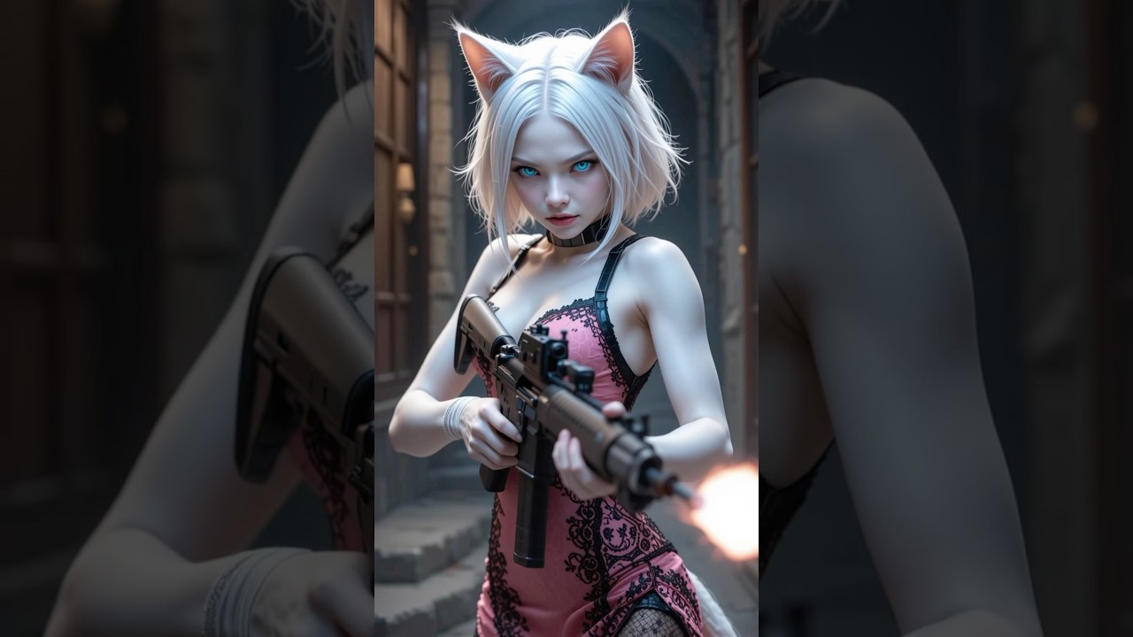 "A Cat’s Fight for Her Kitten” #shorts #aicat