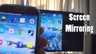 A remake screen mirroring video on samsung galaxy s4 with android
version 4.4.2 and sony bravia kdl-42w670a smart tv . this time step by
setup pr...