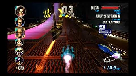 F-Zero GX Lightning Loop Cross Gameplay with the GameCube HDMI Adapter EON GCHD MK-II