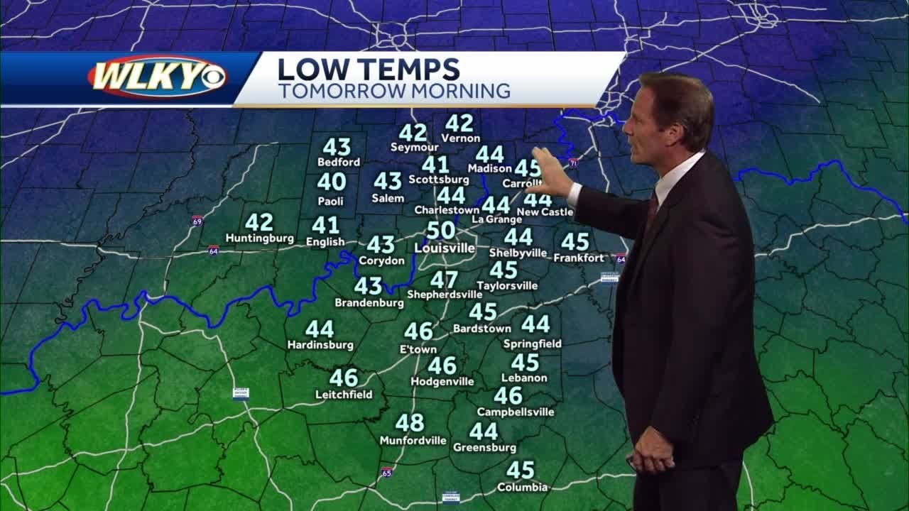 Chilly air settles in for tonight - YouTube