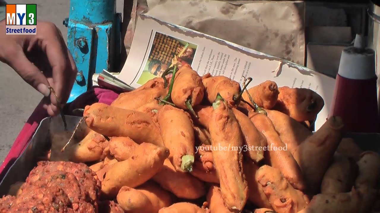 10 TYPES OF MAKING OF MIRCHI BAJJI street food | STREET FOOD