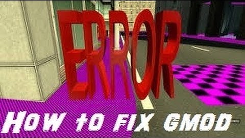 l How to fix Gmod 13 Texture Errors l WORKING 2015