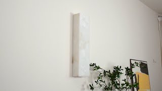 Rectangular Alabaster Wall Sconce