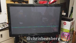 Panasonic Plasma TV Horizontal Line Problem