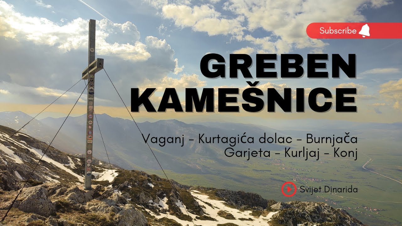 KAMEŠNICA | 27 km uživanja | GREBENOM od VAGNJA do KONJA i Podgradine | #planinarenje