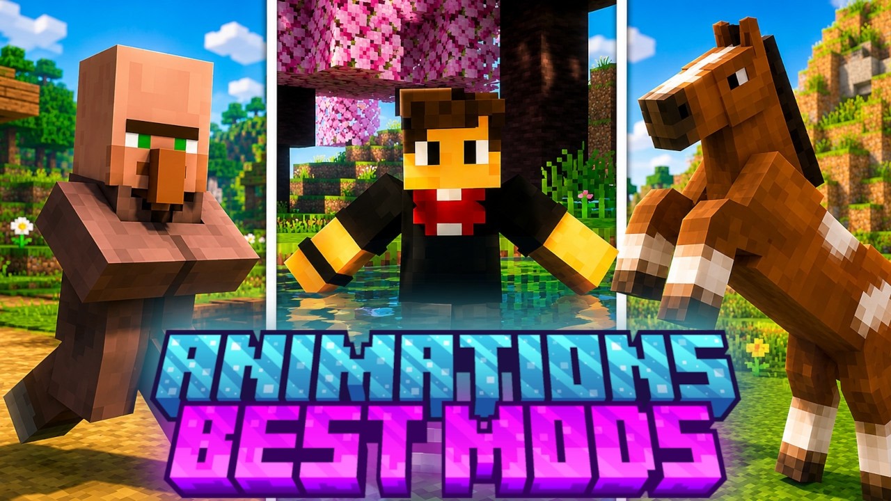 TOP +10 Best Animation Mods in Minecraft! [+1.20.1, +1.21.1 | Forge ...