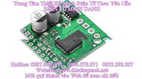 Điều Khiển Động Cơ DC Dùng Vi Điều Khiển - Thiet Ke Mach Dien Tu