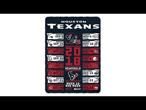 Officially Licensed NFL Schedule Fleece Throw by Northwe...