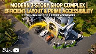 Modern 2-Story Shop Complex project