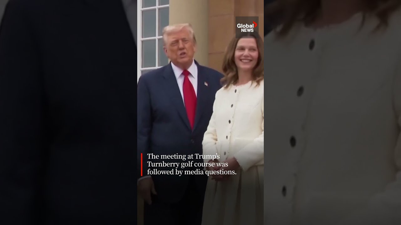 Scottish Bagpipes Drown Out Trump