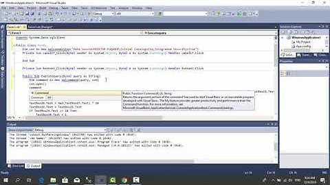 หัดเขียนภาษา Vb.net + Sql server 2008 r2 ด้วย Visual Studio