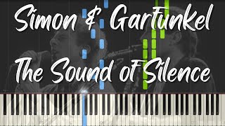 The Sound of Silence (Easy/Intermediate Piano Cover) - Simon and Garfunkel