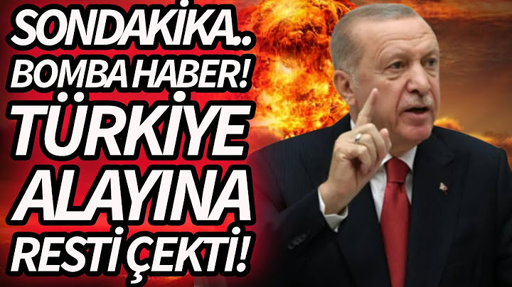 SONDAKİKA TÜRKİYE ALAYINA REST ÇEKTİ!!