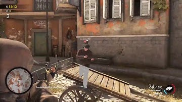 Sniper Elite 4 Multiplayer Gameplay - Multikill on Marina