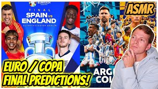 ASMR | 2024 EURO & Copa America Final Predictions - Whispering screenshot 5