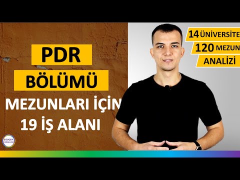 Video: PDR iş yerinde ne anlama geliyor?