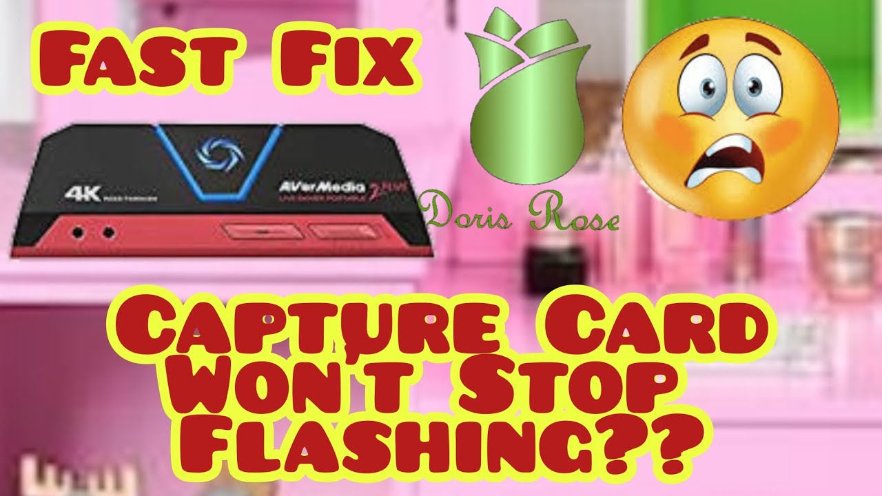 Capture Card Won't Stop Flashing | Fast Fix - YouTube