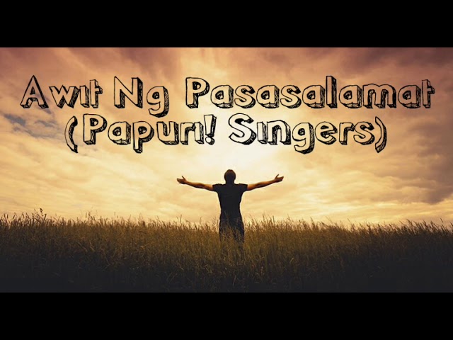 Awit Ng Pasasalamat | Papuri! Singers Chords - Chordify