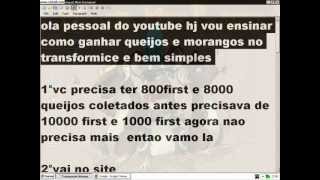 como ganhar queijos e morangos(transformice)