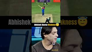 Shoaib Akhtar On Weakness Of Abhishek Sharma😇#asiacup #abhisheksharma #shorts
