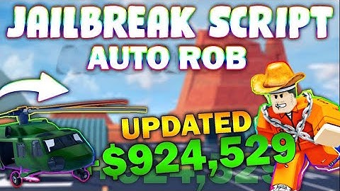 *NEW* JailBreak Script (PASTEBIN 2023) (AUTOFARM MONEY, AUTOROB, CHECK STATUS, ESCAPE)