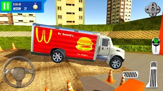 Mcdonald's Truck Driving Simulator #17  Big Multi Level Parking Mall  Android Gameplay