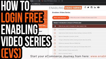 How to login Free Enabling Video Series (EVS) | Enablers