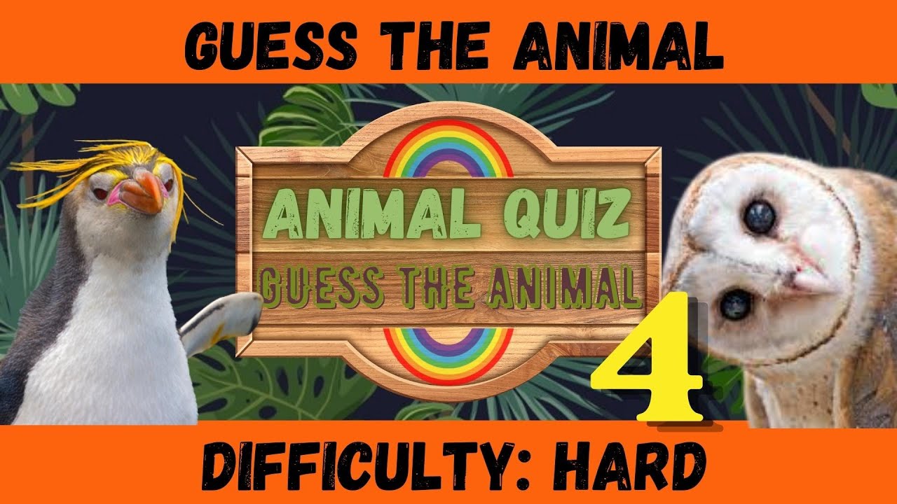 guess the animal quiz hard