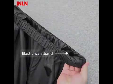 Нові штани чорні ВОДОНЕПРОНИКНІ 100% поліестер унісекс ЧОЛОВІ І ЖІНОЧІ брюки РОЗМІР ХХХXL, видео 1