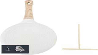 Pwshymi Nonstick Crepe Pancake Pan Sturdy Aluminium Alloy Multifunctional Indian Griddle Pan