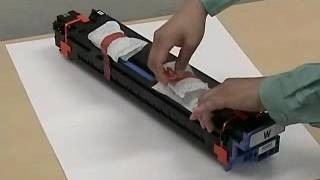 OKI |【動画】消耗品と特色キットを、セットまたは交換するとき (C911