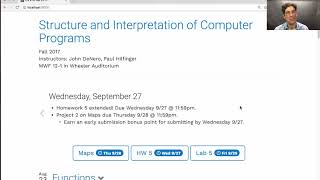 61A Fall 2017 Lecture 14 Video 1
