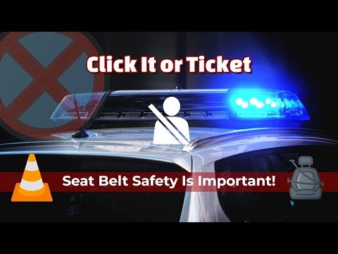 Video: Aký je účel tohto plagátu Click It or Ticket?