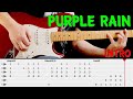 PURPLE RAIN - Guitar intro (with tabs) - Prince