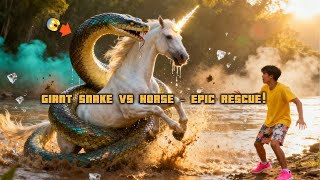 The Giant Snake Wrapped Around The Horse And What Happened Next Shocked Everyone