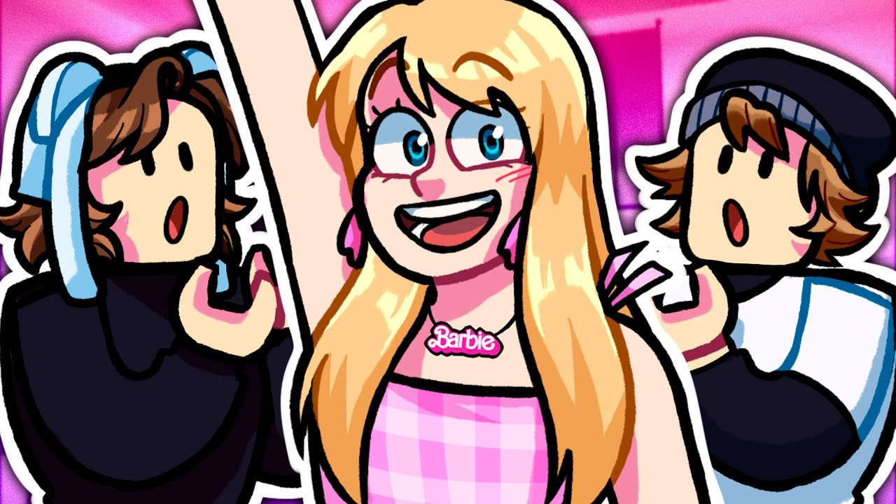 jogando minigames da BARBIE no ROBLOX. (Ft. Ycro)