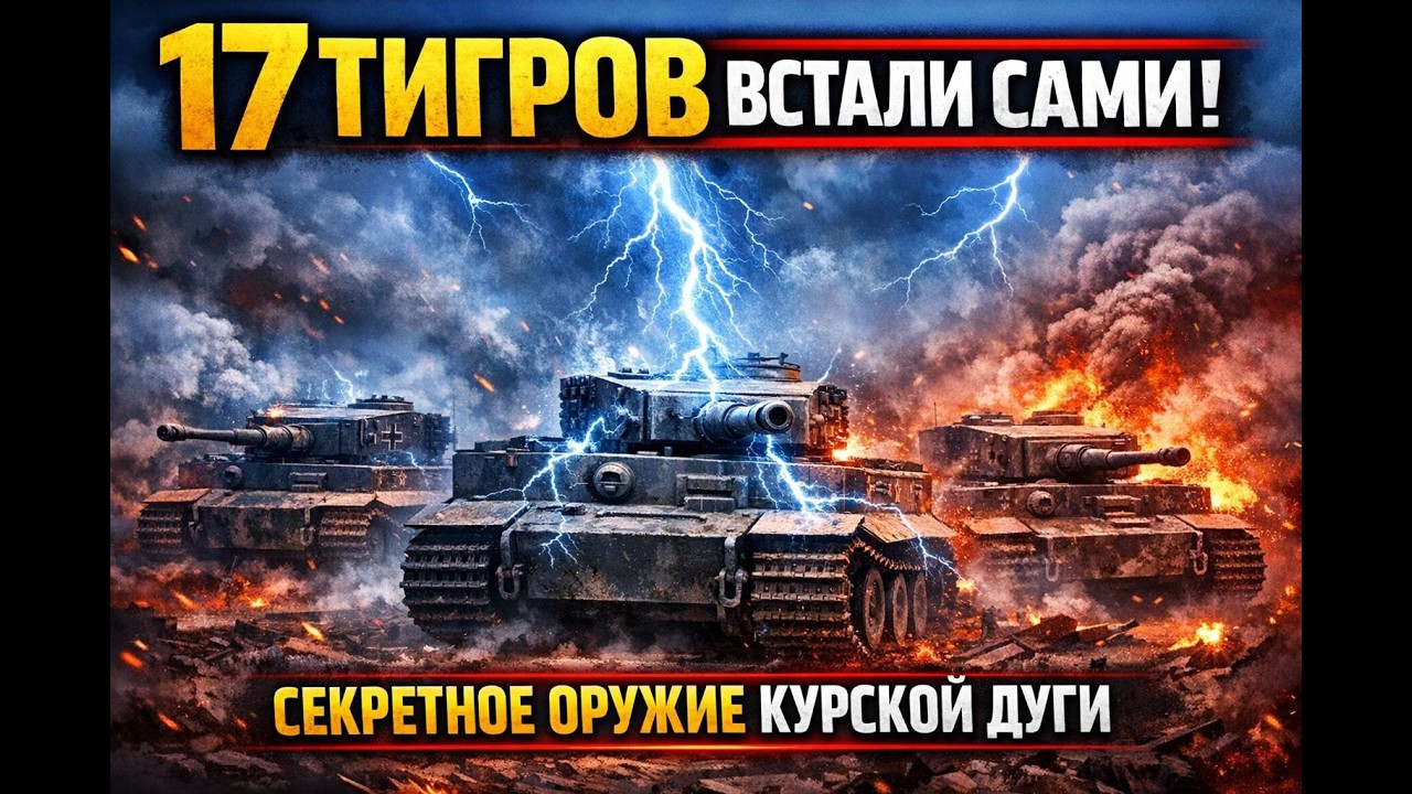 17 ТИГРОВ ВСТАЛИ БЕЗ ВЫСТРЕЛА — СЕКРЕТНОЕ ОРУЖИЕ КУРСКОЙ ДУГИ