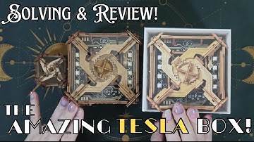 Solving & Review! The TESLA BOX Escape Room Puzzle by Puzzle Potato!