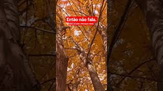 Então não fala. Bíblia em áudio e Mensagens diárias#versiculododia#shorts#viral#fé